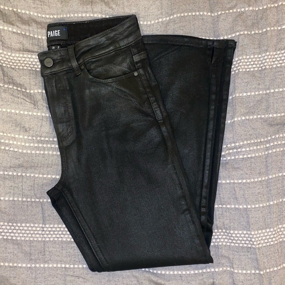 Paige High Rise Cropped Cindy Jeans